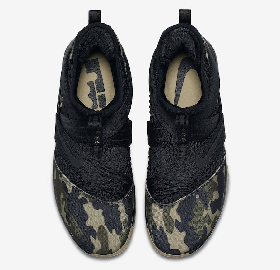 Nike LeBron Soldier 12 SFG Camo Black Hazel Rush AO4054-001