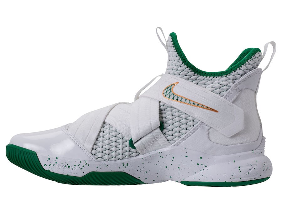 lebron soldier 12 white and green