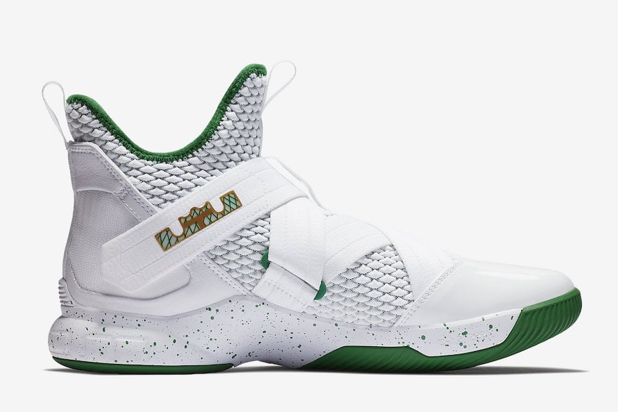 Nike LeBron Soldier 12 SVSM Home White Green AO2609-100