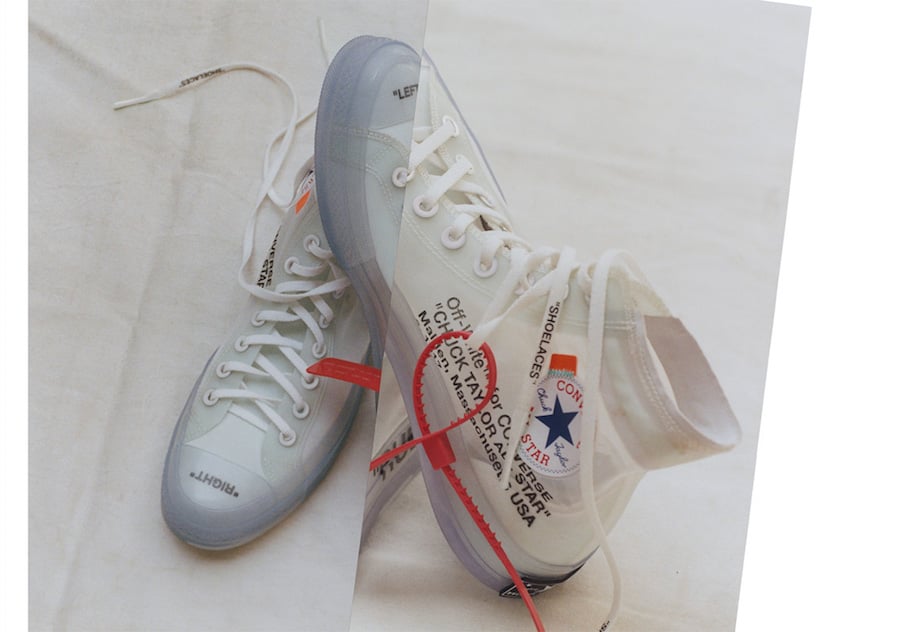 clear converse off white