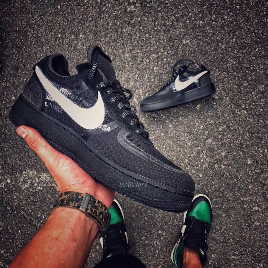 Off-White Nike Air Force 1 Low Black AO4606-001 Release Date