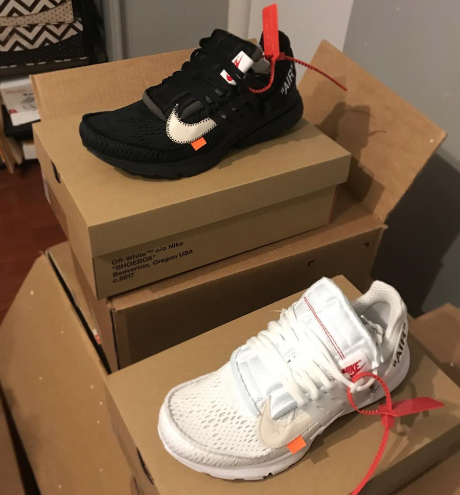 nike presto 2018 off white