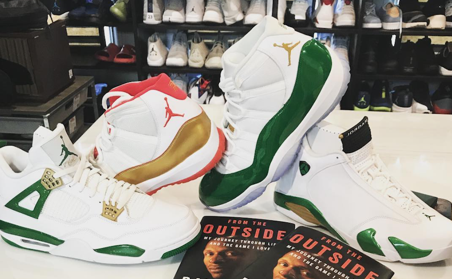 Ray Allen Showcases Some of His Exclusive Air Jordan PEs