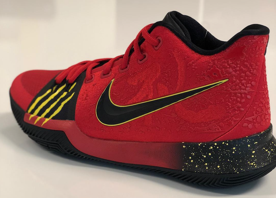 Nike Kyrie 3 ‘Red Bruce Lee’ Sample