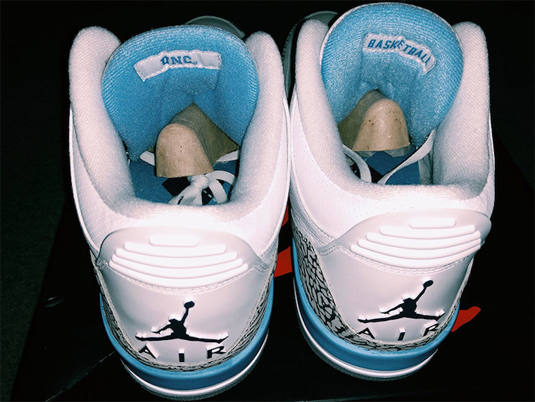 jordan 3 unc tongue