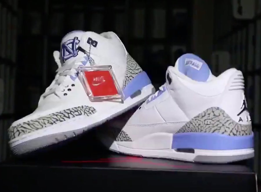 UNC Air Jordan 3 PE