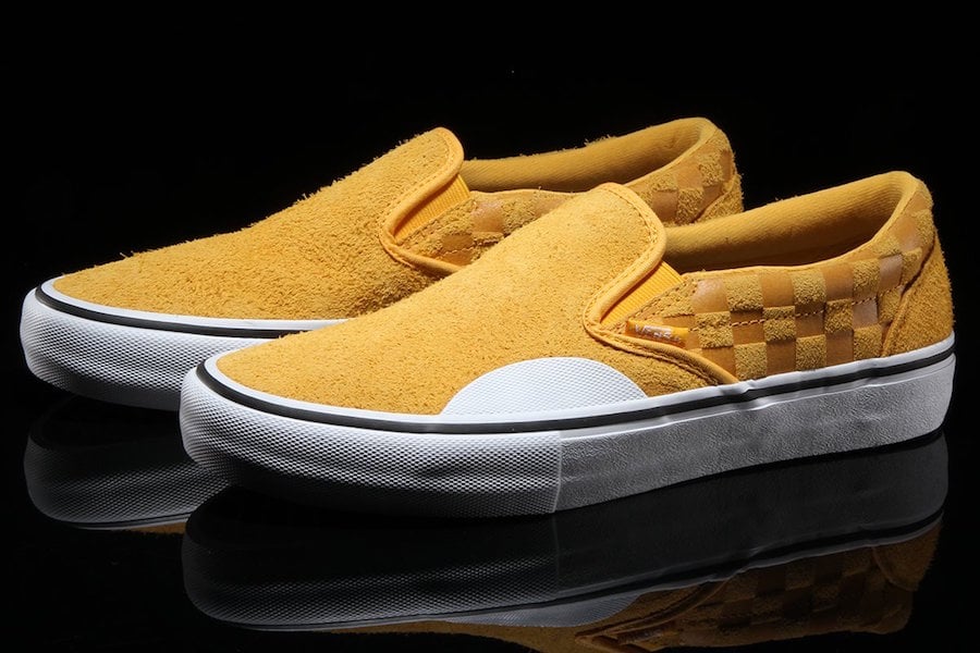 vans slip on hairy suede 