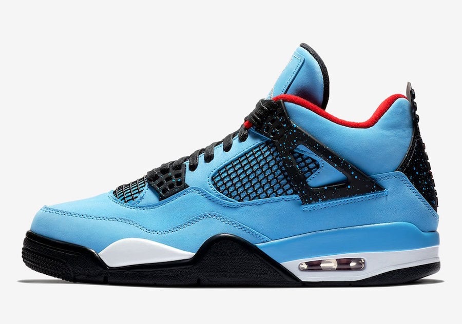 Air Jordan 4 Houston Oilers Travis Scott Official