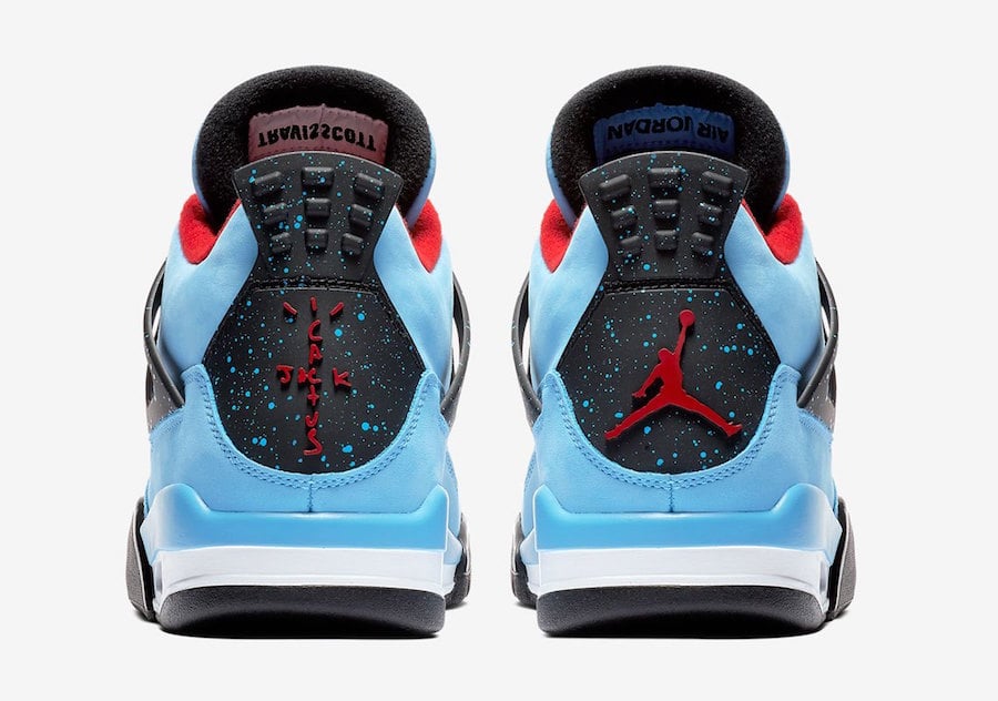 Air Jordan 4 Houston Oilers Travis Scott Official