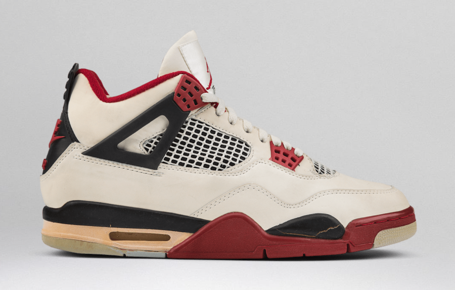 air jordan 4 fire red 1989