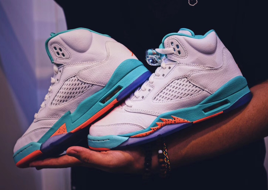 Air Jordan 5 Light Aqua 2018