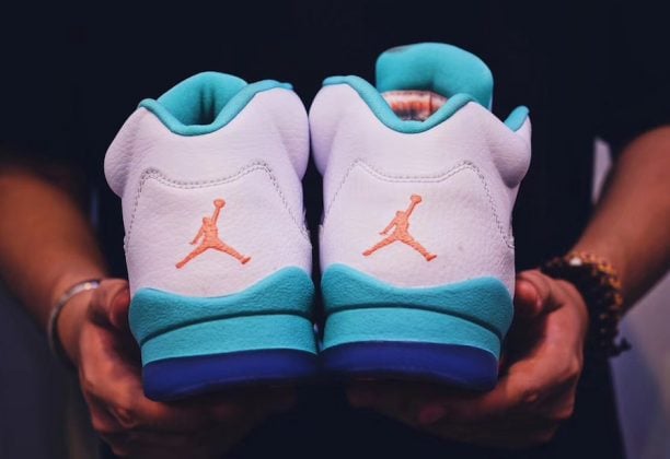 retro 5 light aqua
