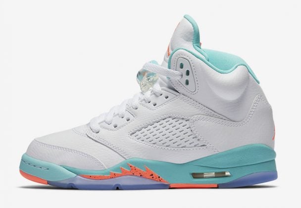 retro 5 light aqua