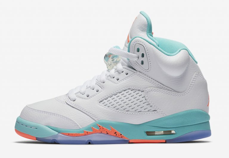 retro 5 light aqua