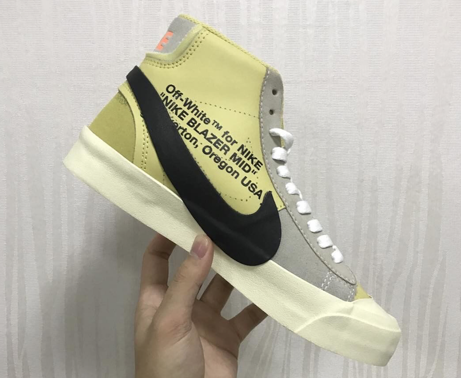Off-White Nike Blazer Studio Mid Pale Vanilla AA3832-700