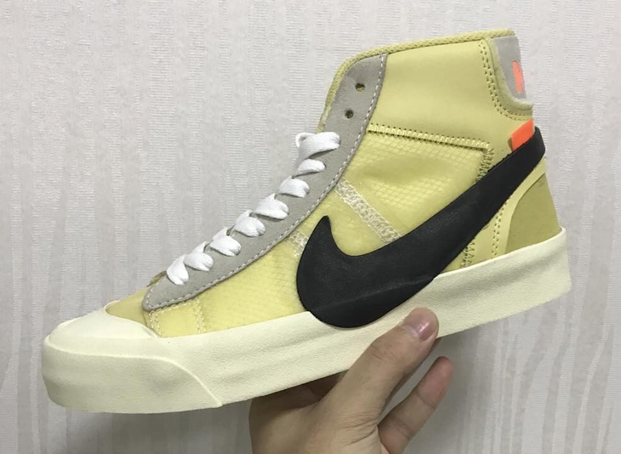 Off-White Nike Blazer Studio Mid Pale Vanilla AA3832-700