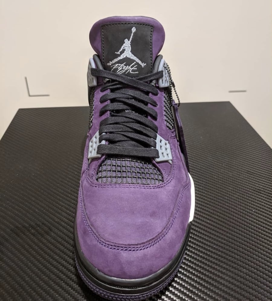 Travis Scott Air Jordan 4 Purple SneakerFiles
