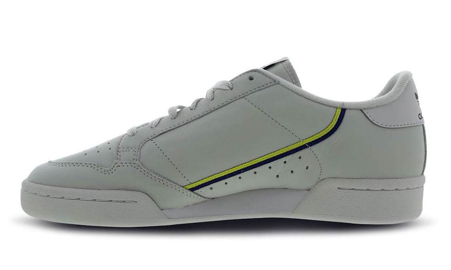 adidas Continental 80 Grey Yellow