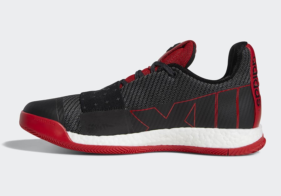 harden 3 black and red