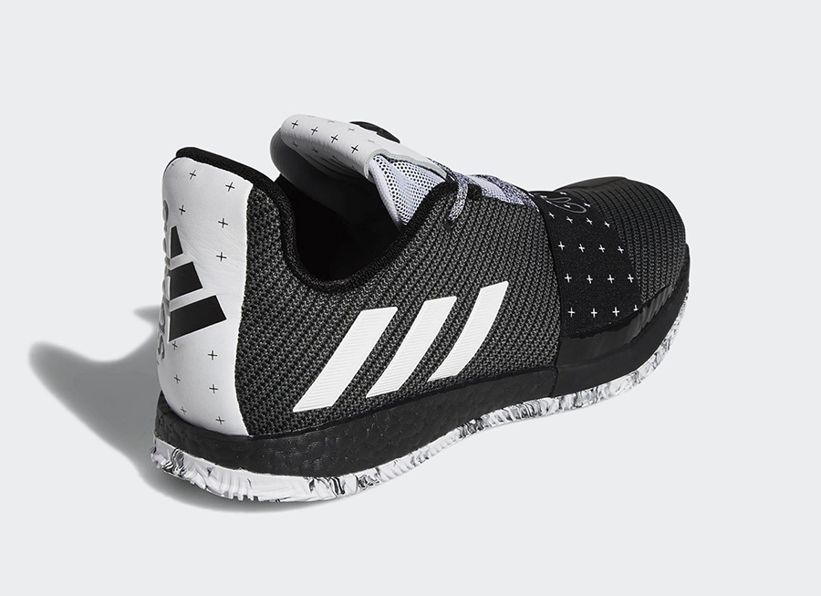 adidas Harden 3 Black White