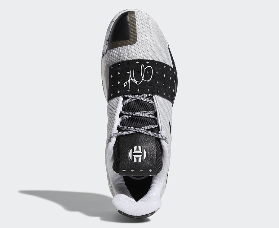 adidas Harden 3 White Black