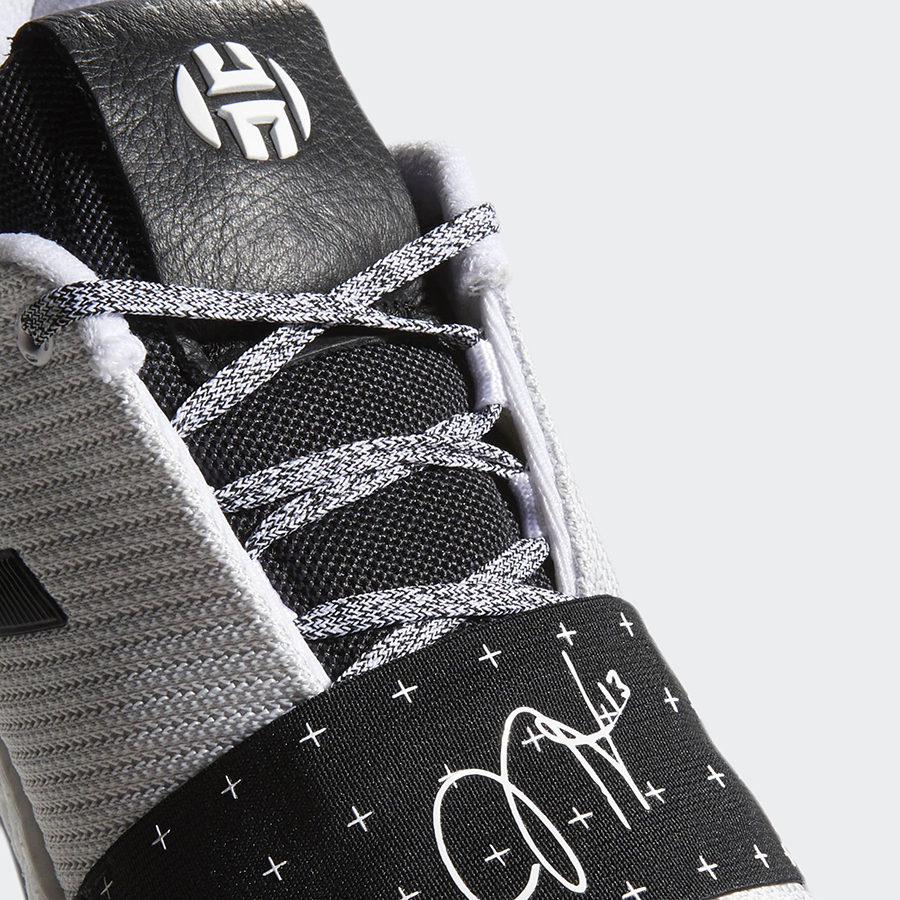 adidas Harden 3 White Black