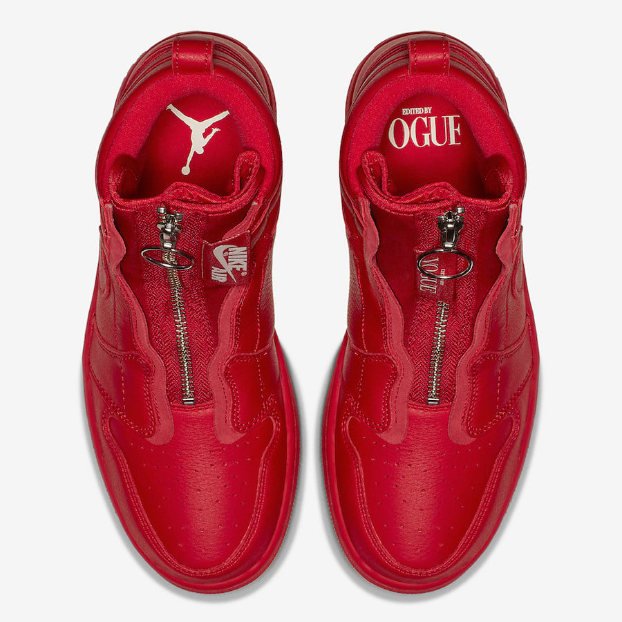 Vogue Air Jordan 1 High Zip AWOK University Red BQ0864-601 | SneakerFiles