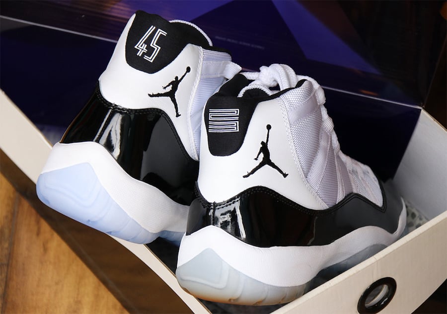 Air Jordan 11 Concord 2018 2011 Comparison