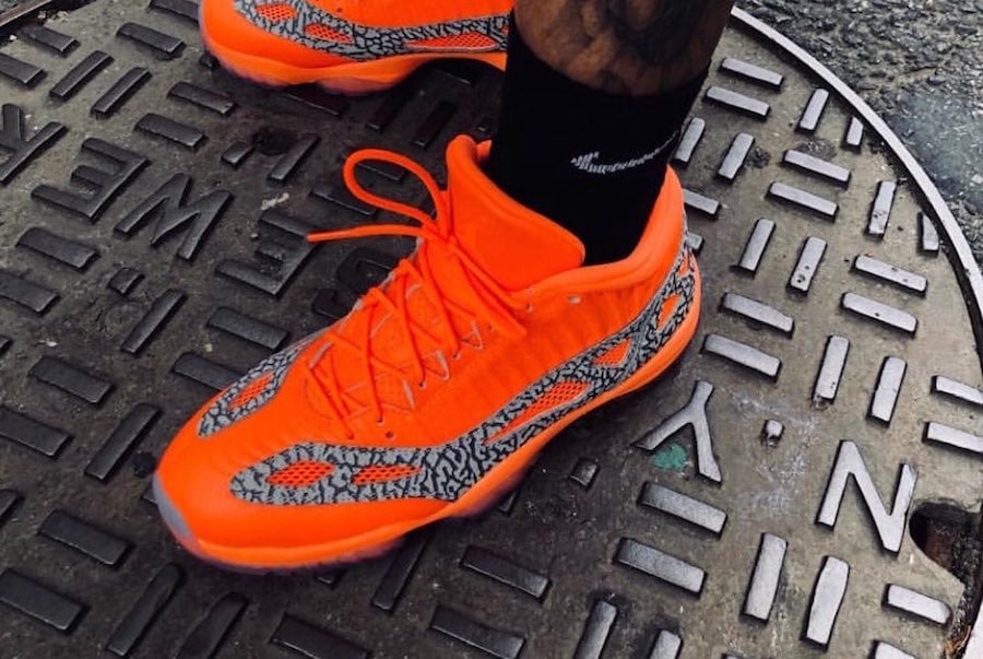 jordan 11 low orange