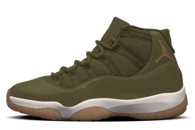 jordan 11 olive lux