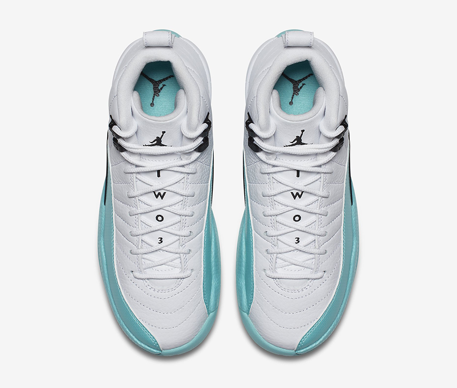 retro 12 light aqua