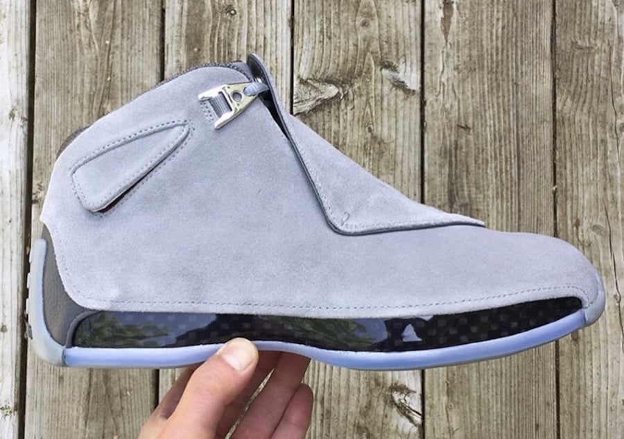 Closer Look at the Air Jordan 18 ‘Cool Grey’