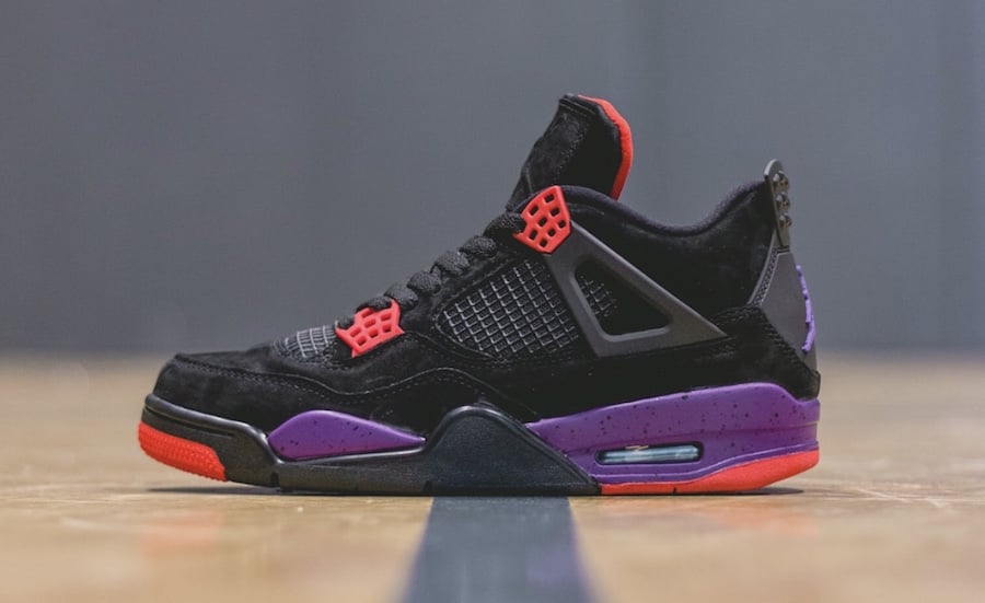 Air Jordan 4 Raptors On Feet