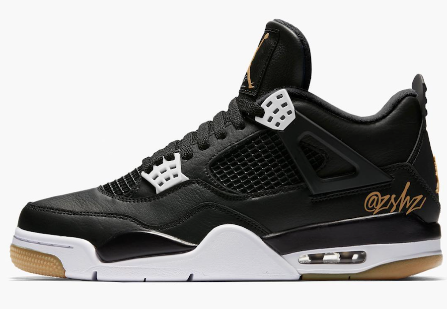 jordan 4 black gum