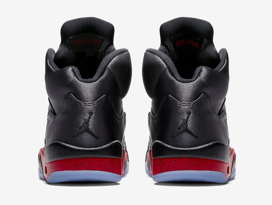 jordan 5 black university red 2018