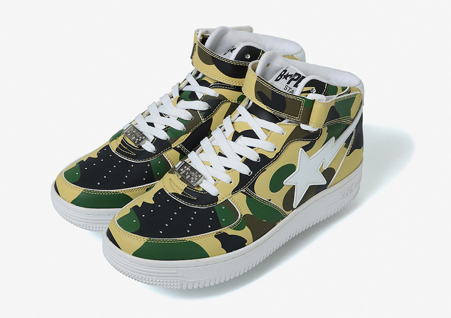 Bape Bapesta Mid 1st Camo