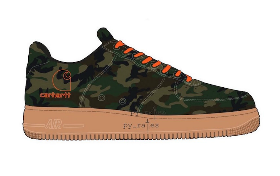 Carhartt x Nike Air Force 1 Collection Releases During October