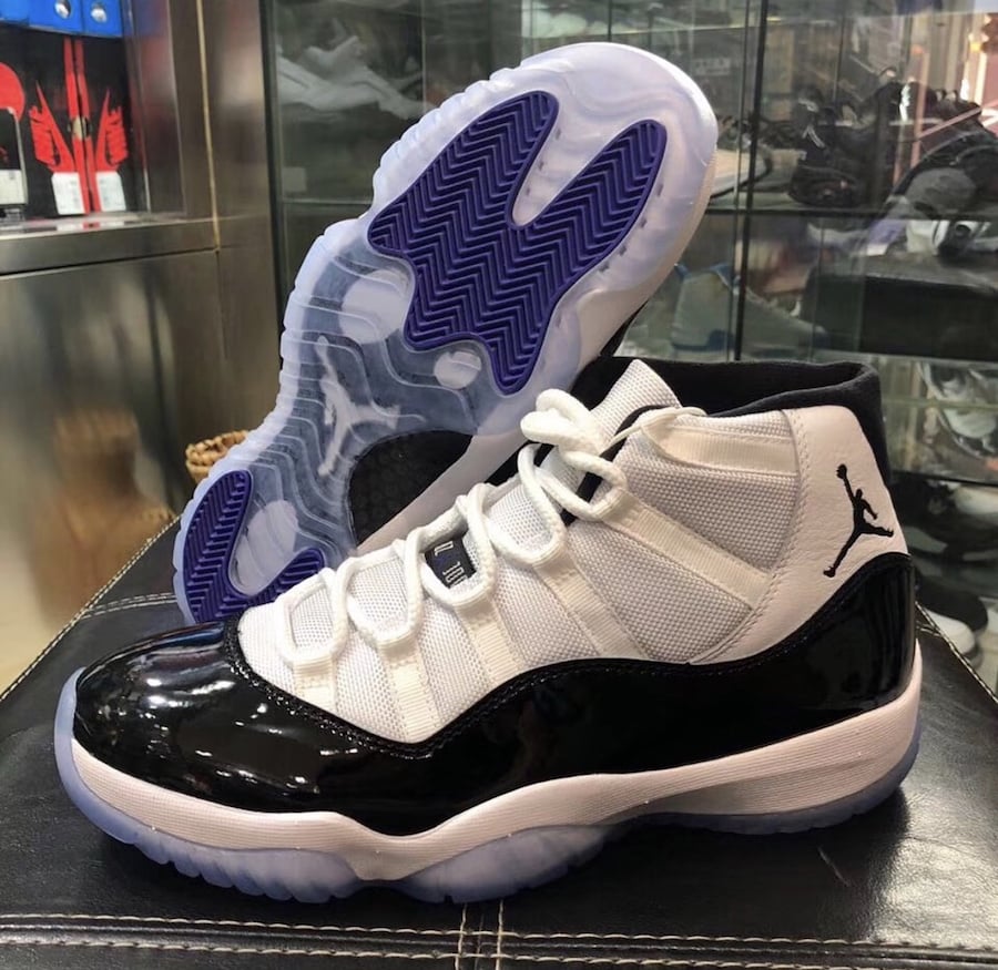 jordan 11 concord 2018 release time