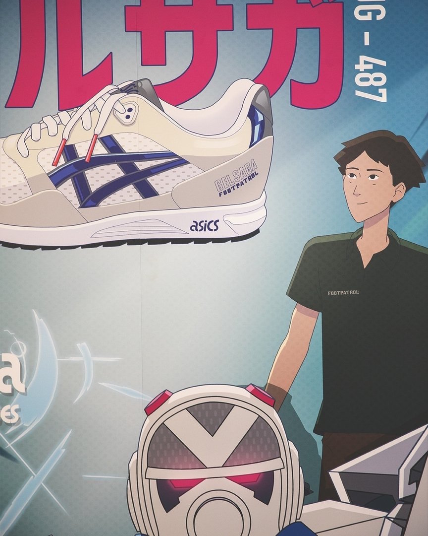 Footpatrol Asics Gel-Saga Gundam