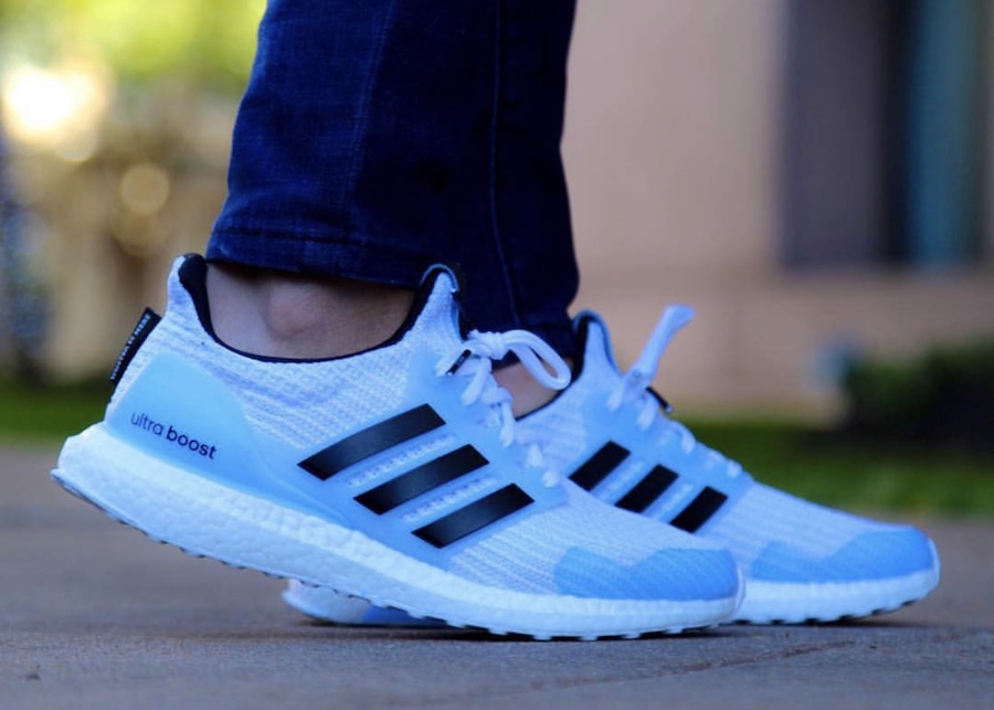 Game of Thrones adidas Ultra Boost White Walkers On Feet