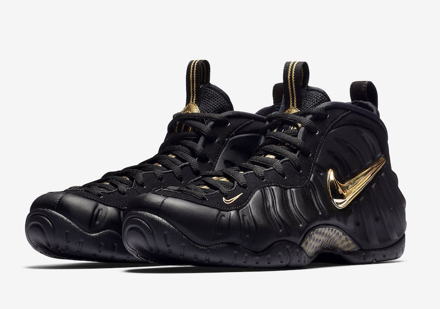 Nike Air Foamposite Pro ‘Black Metallic Gold’ Official Images