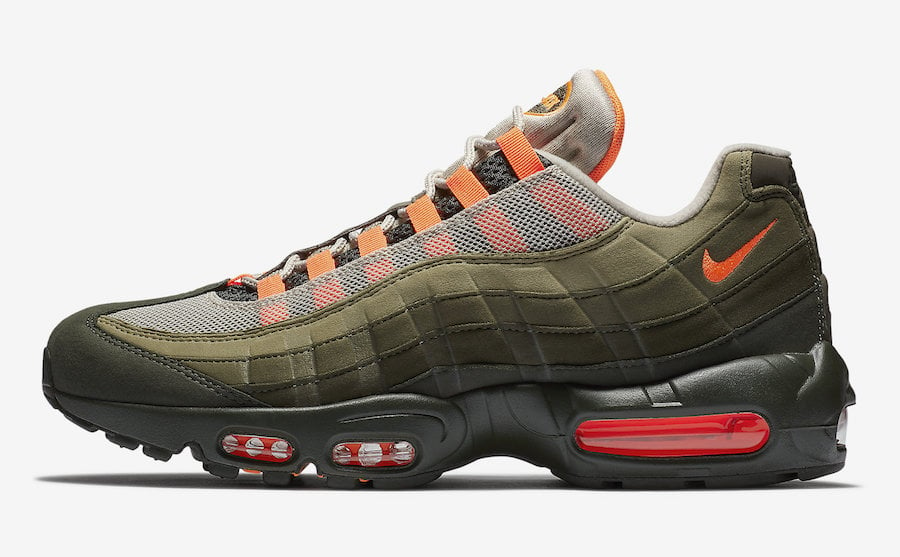 Nike Air Max 95 Neutral Olive Total Orange AT2865-200