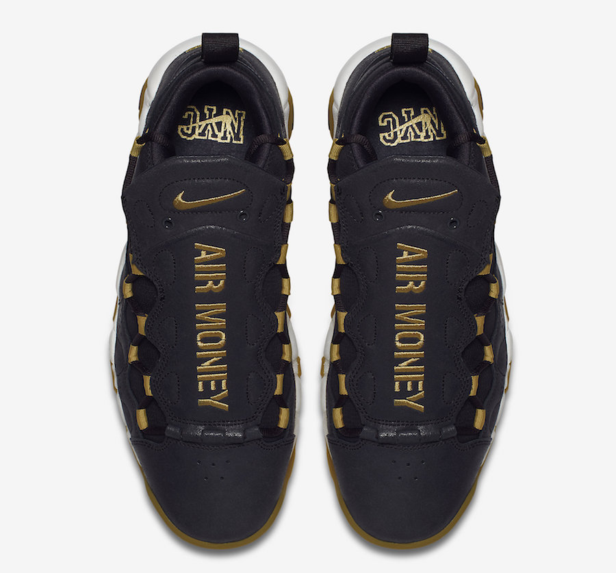 Nike Air More Money Brooklyn Oil Grey Metallic Gold Nike Air More Money Brooklyn Oil Grey Metallic Gold AR5401-001