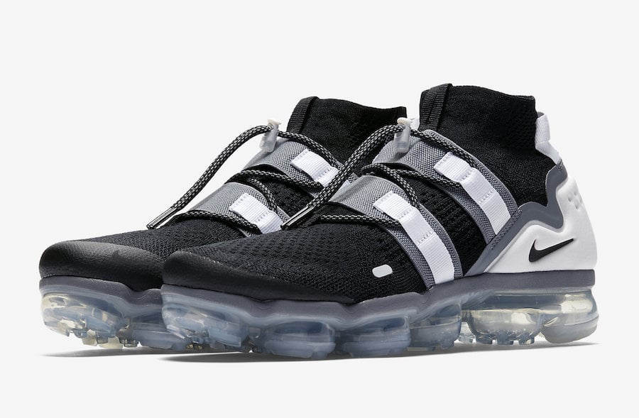 Nike Air VaporMax Flyknit Utility in Black and Grey Official Images