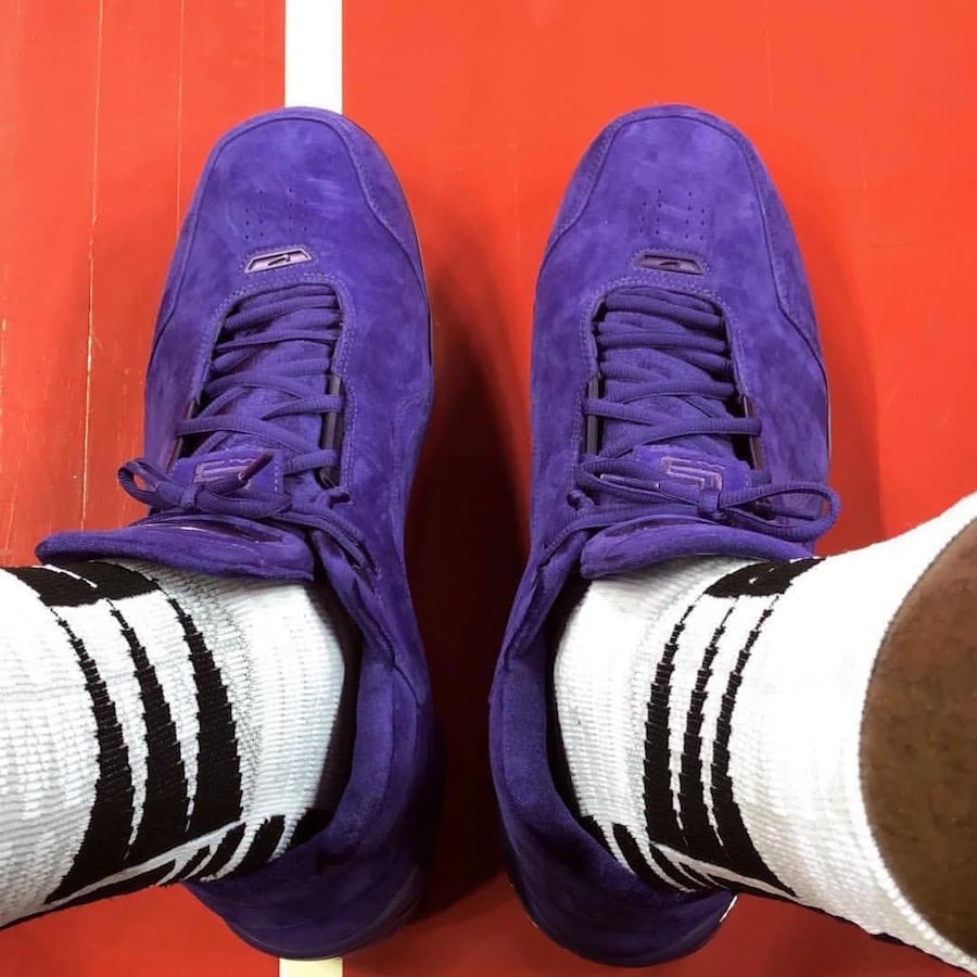 lebron james nike shoes purple