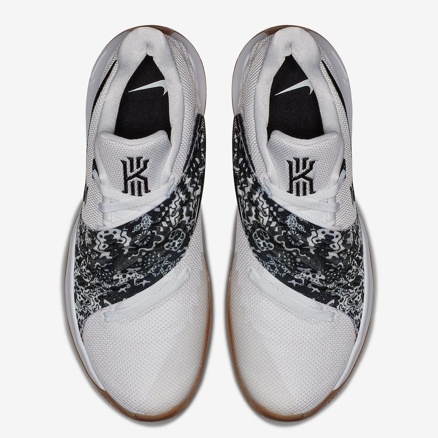 Nike Kyrie 4 Low White Black Gum AO8979-100