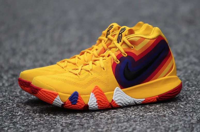 purple and yellow kyrie 4