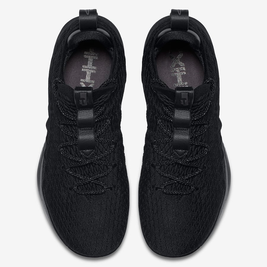 Nike LeBron 15 Low Triple Black AO1755-004