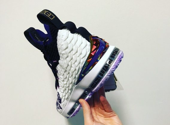 lebron purple rain shoes