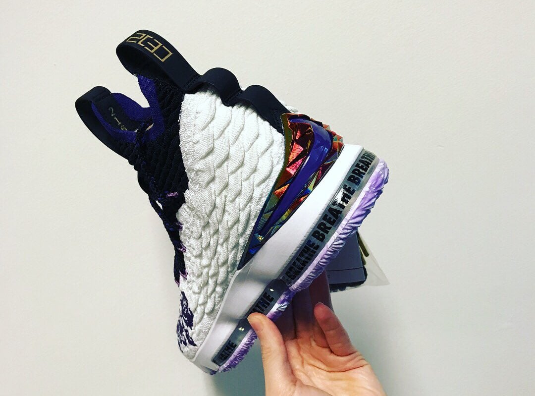 lebron 15 purple and black